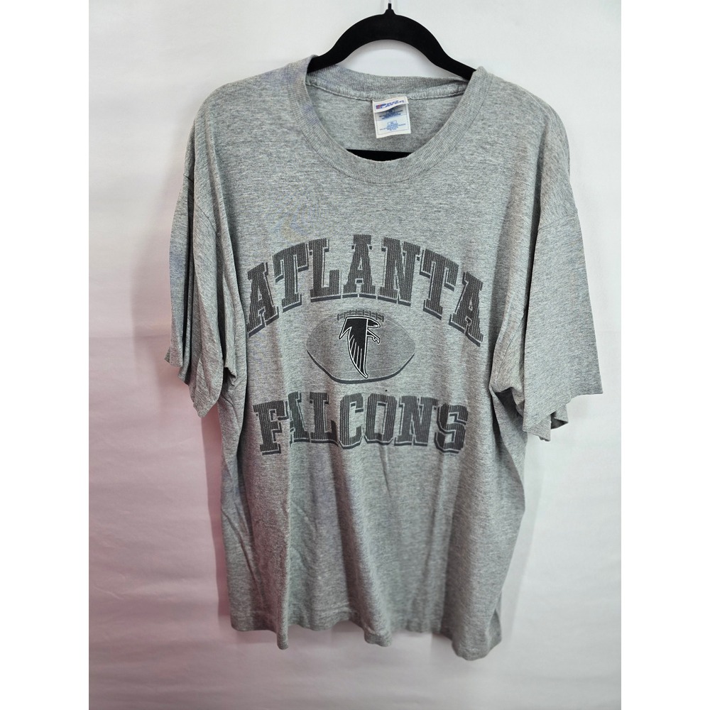 Vintage Atlanta Falcons Pro Player T-Shirt Mens XL Gray NFL Football Made in USA